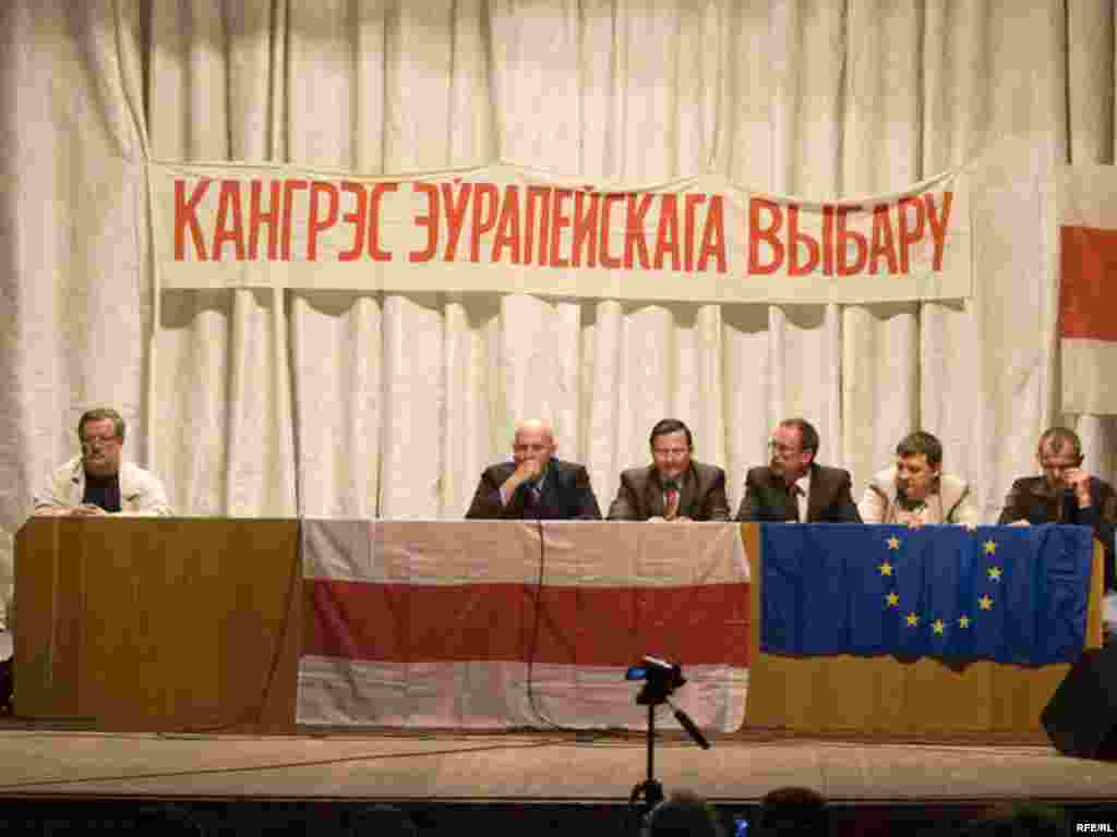 Belarus -- The congress of the European choice, Minsk, 20Jun2009 - Кангрэс эўрапейскага выбару