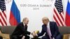 Уладзімір Пуцін і Дональд Трамп, Осака, 28 чэрвеня 2019