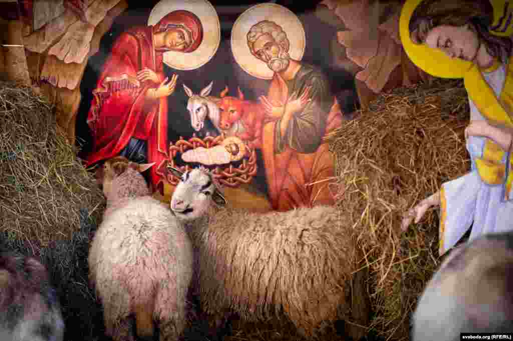 Belarus - Nativity scene in Horadnia, 6Dec2020