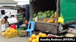 Bazar, Azərbaycanın cənub regionu, iyul, 2016