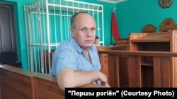 Сяргей Гардзіевіч падчас судовага працэсу