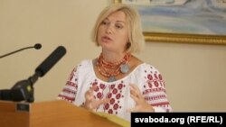 Віцэ-сьпікер украінскага парлямэнту Ірына Герашчанка